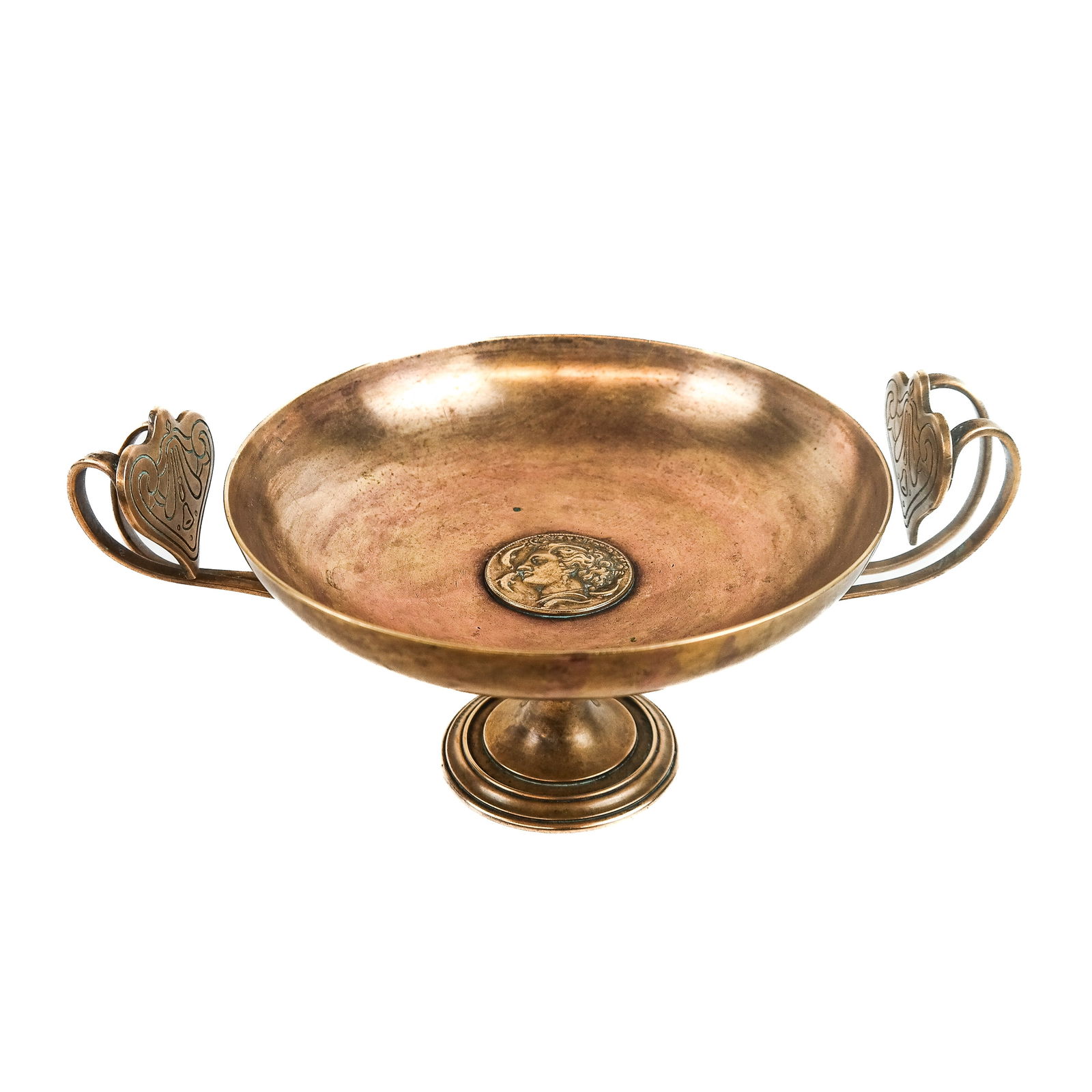 Art Nouveau Bronze Compote (1 of 11)