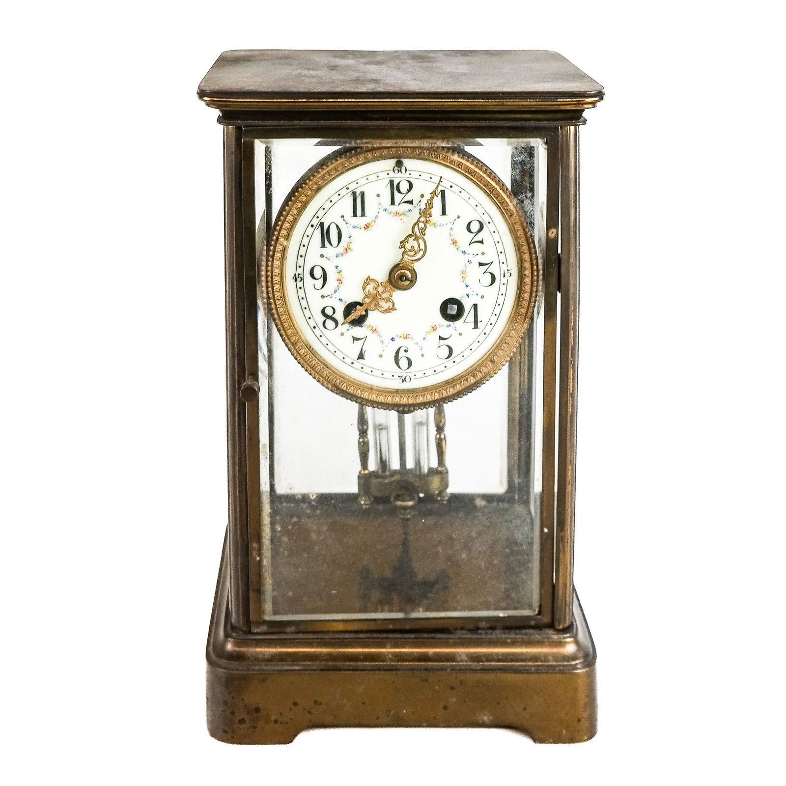 19th C. French Bronze Regulator Clock (1 of 11)