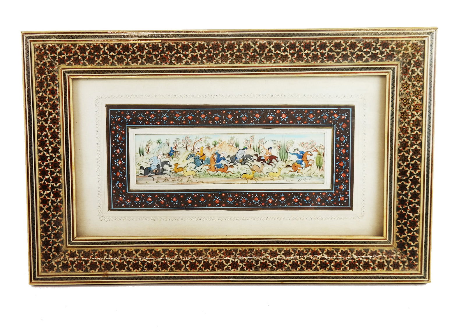Small Indo-Persian Framed Painting (1 of 10)