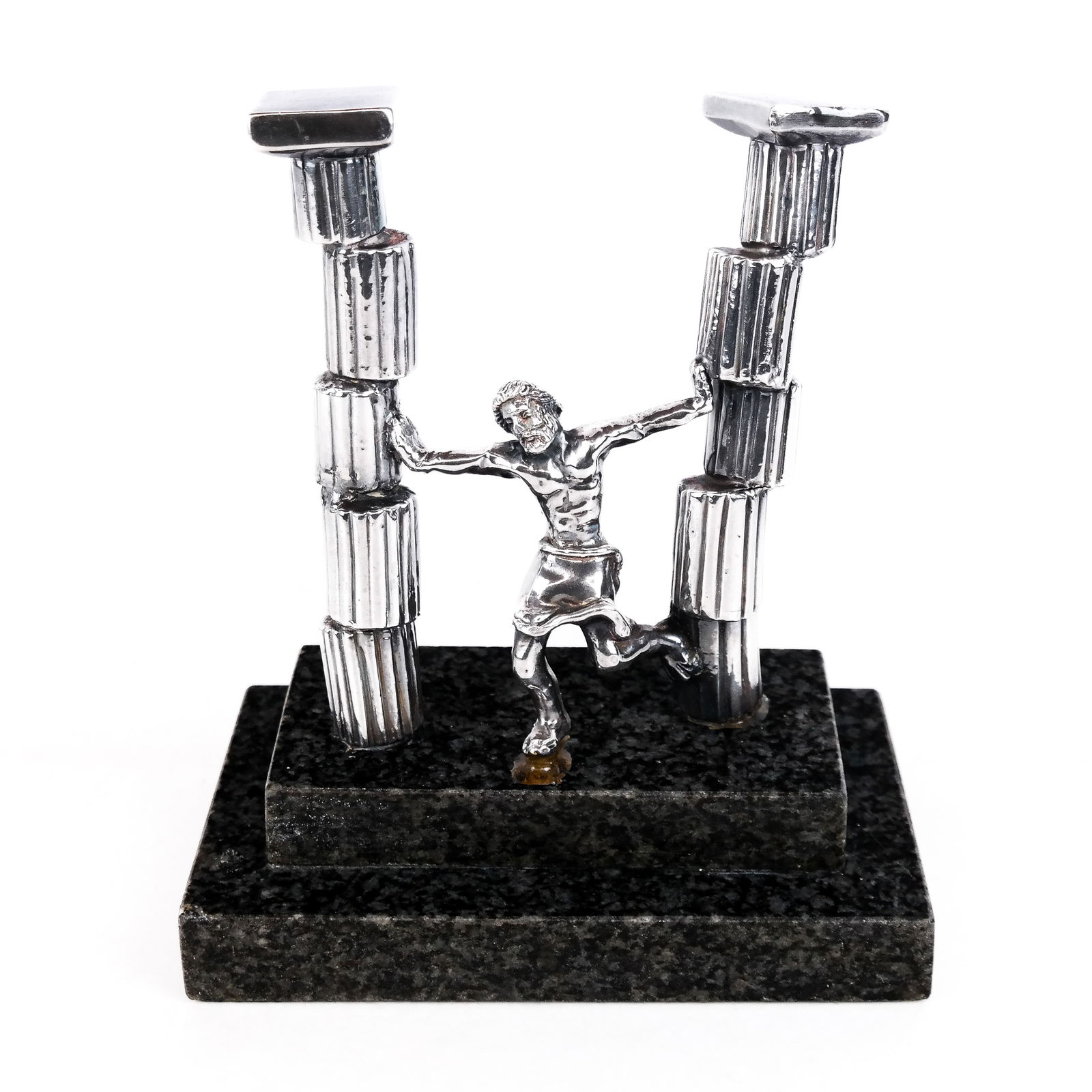 Silver Clad Hercules Statue (1 of 6)