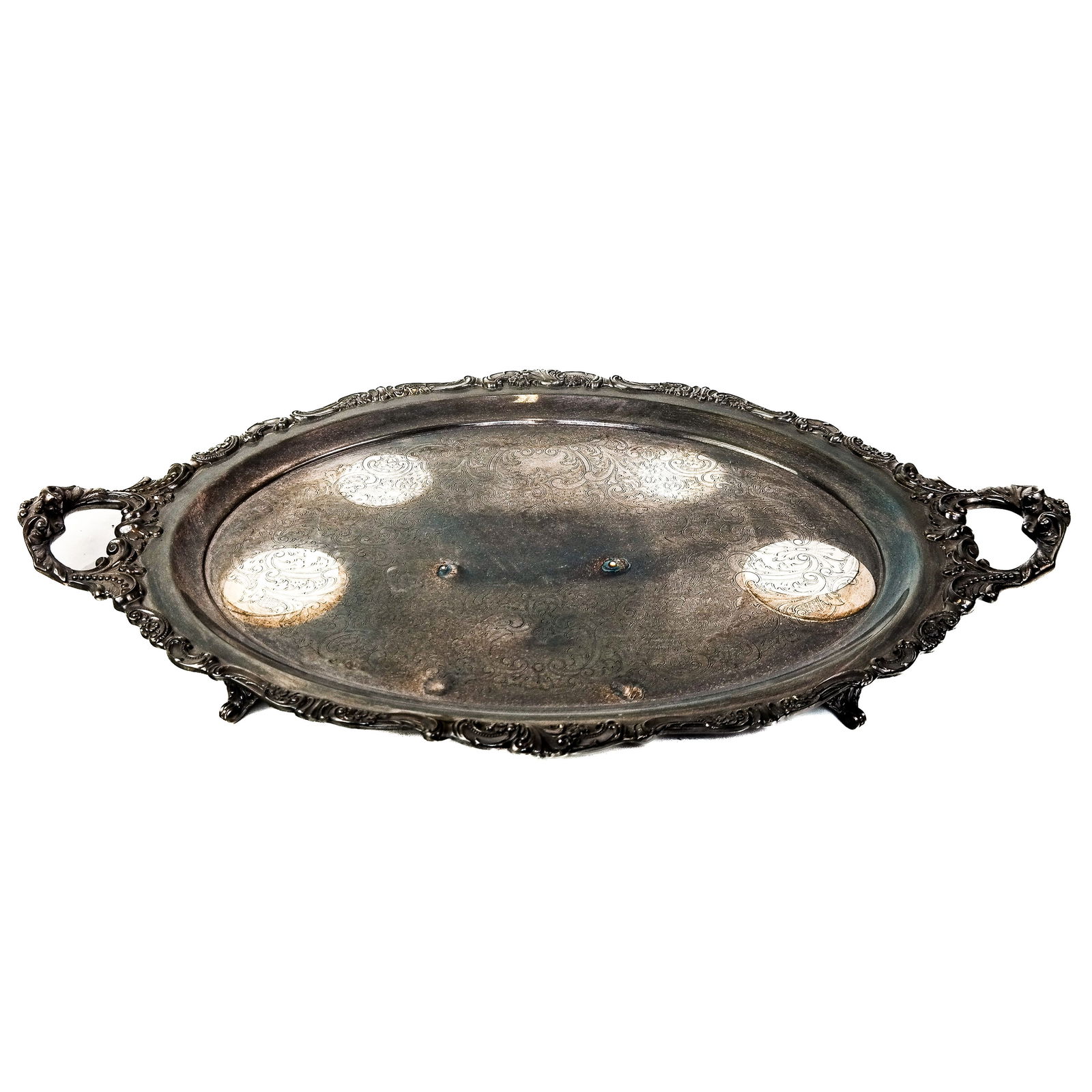 Silver Plate Tray by Wallace (1 of 9)