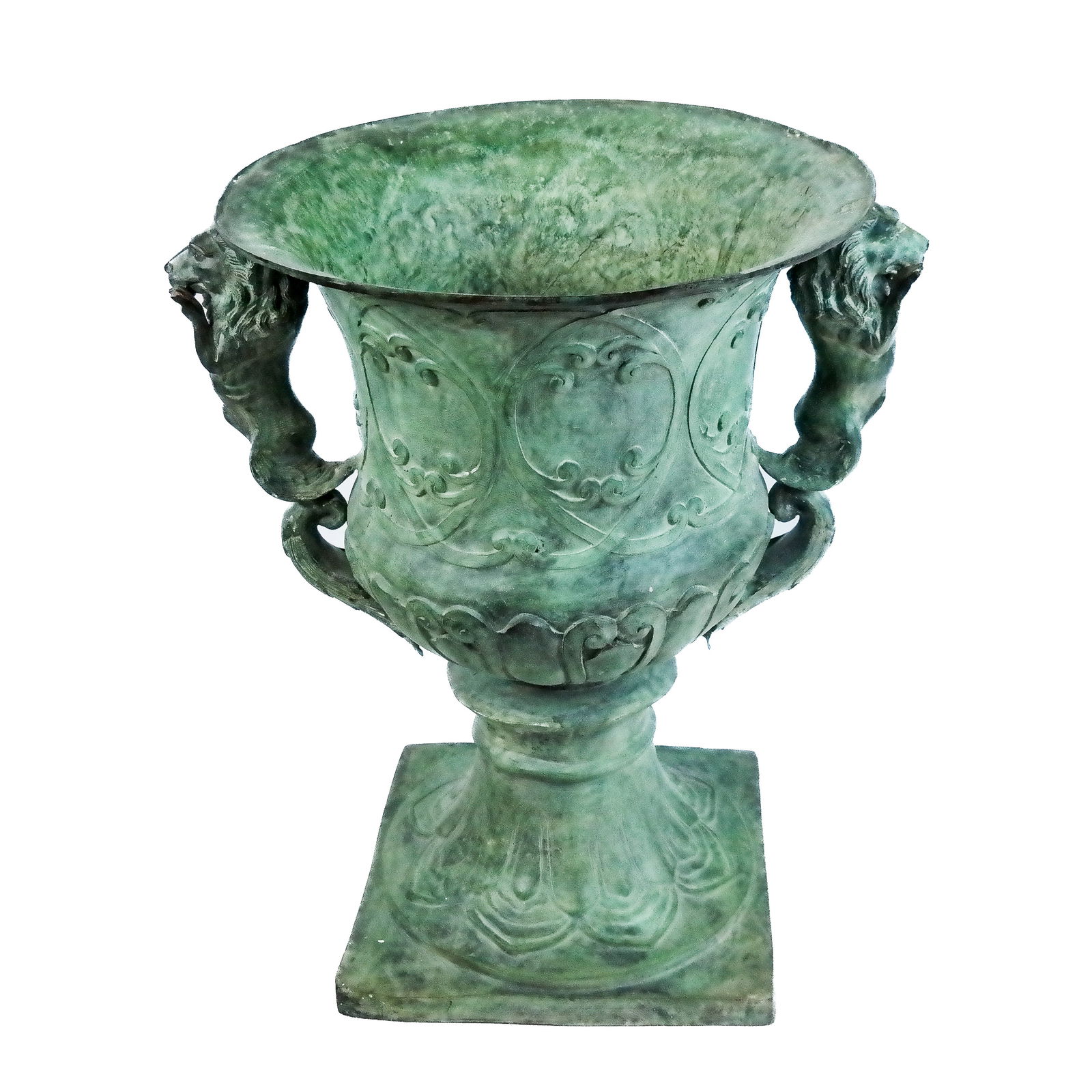 20th C. Classical Bronze Relief Urn (1 of 11)