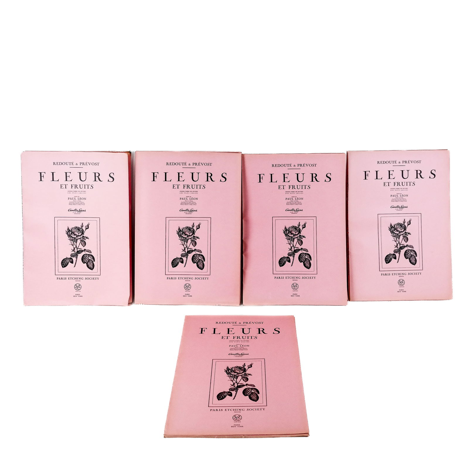 REDOUTE & PREVOST: "Fleurs" - 5 Folders of Prints (1 of 11)