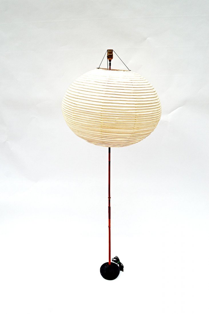 Isamu Noguchi Bamboo Floor Lamp: Modern bamboo floor lamp by Isamu Noguchi [not complete].