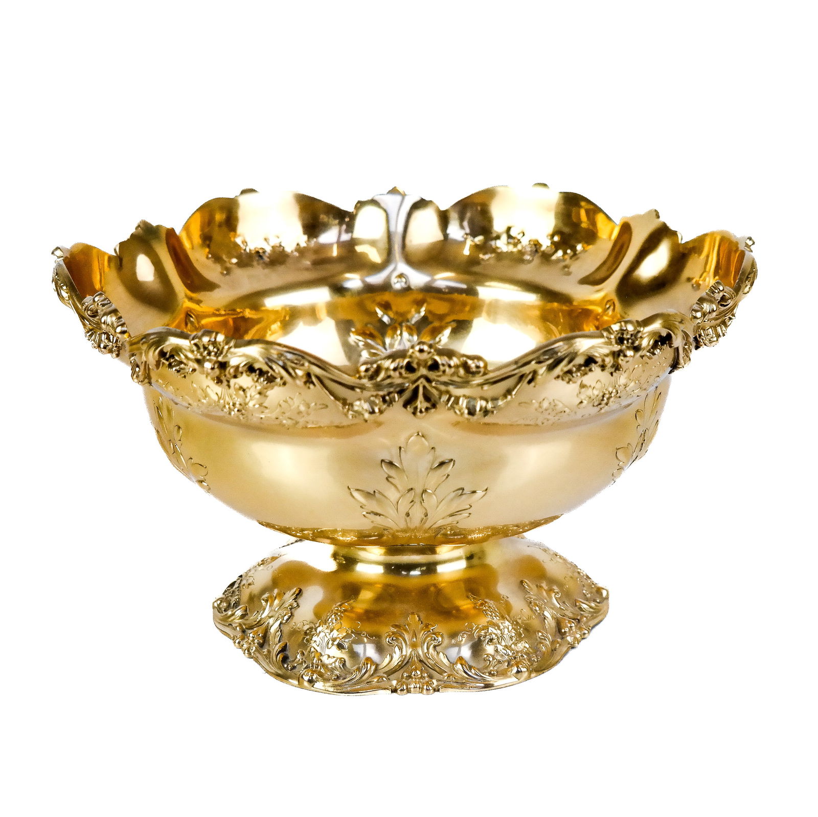 Reed & Barton S/S Vermeil Centerpiece Bowl (1 of 10)