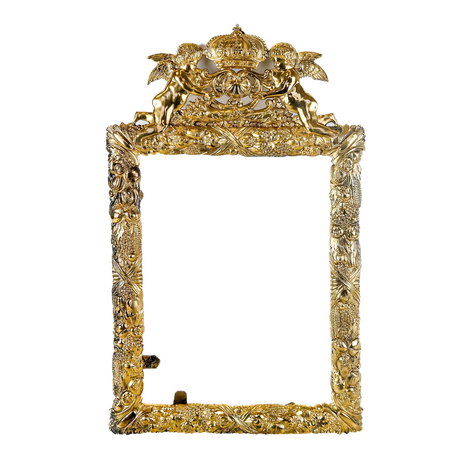 Sterling Silver Vermeil Repousse Picture Frame (1 of 10)