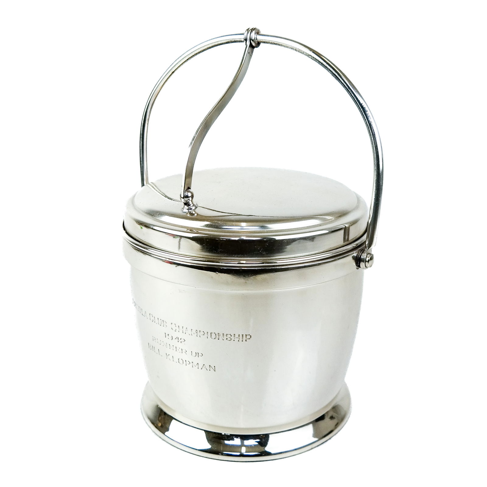 A Silverplated Presentation Ice Bucket (1 of 10)