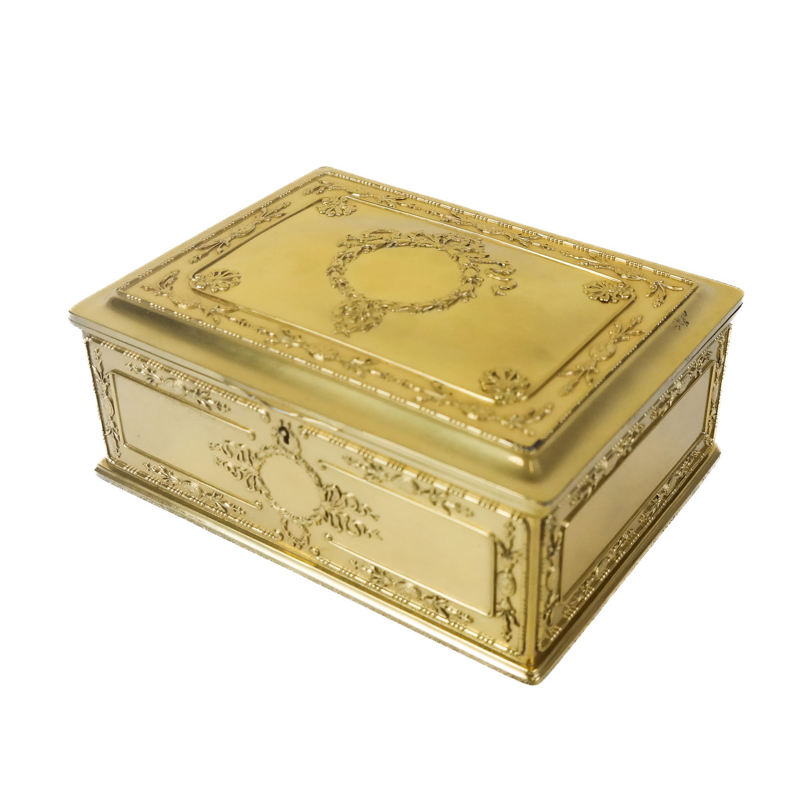 Gorham Sterling Silver Vermeil Jewelry Box (1 of 11)