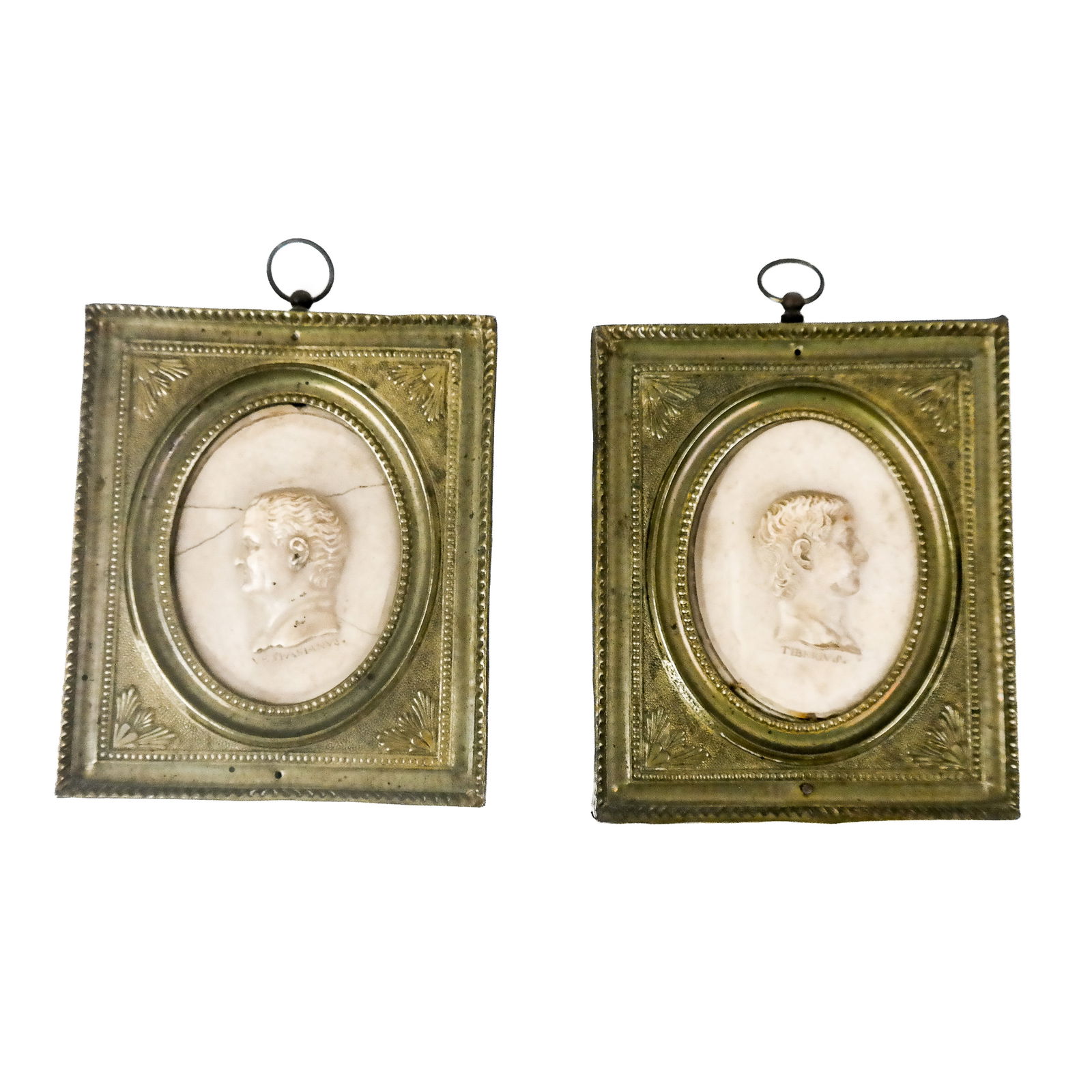 Pair of Grand Tour Marble Relief Plaques (1 of 12)
