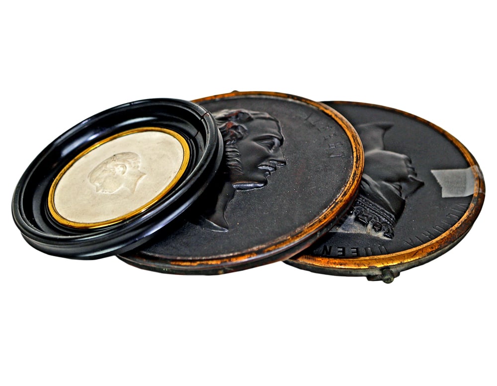 Three Miniature Portrait Reliefs (1 of 5)