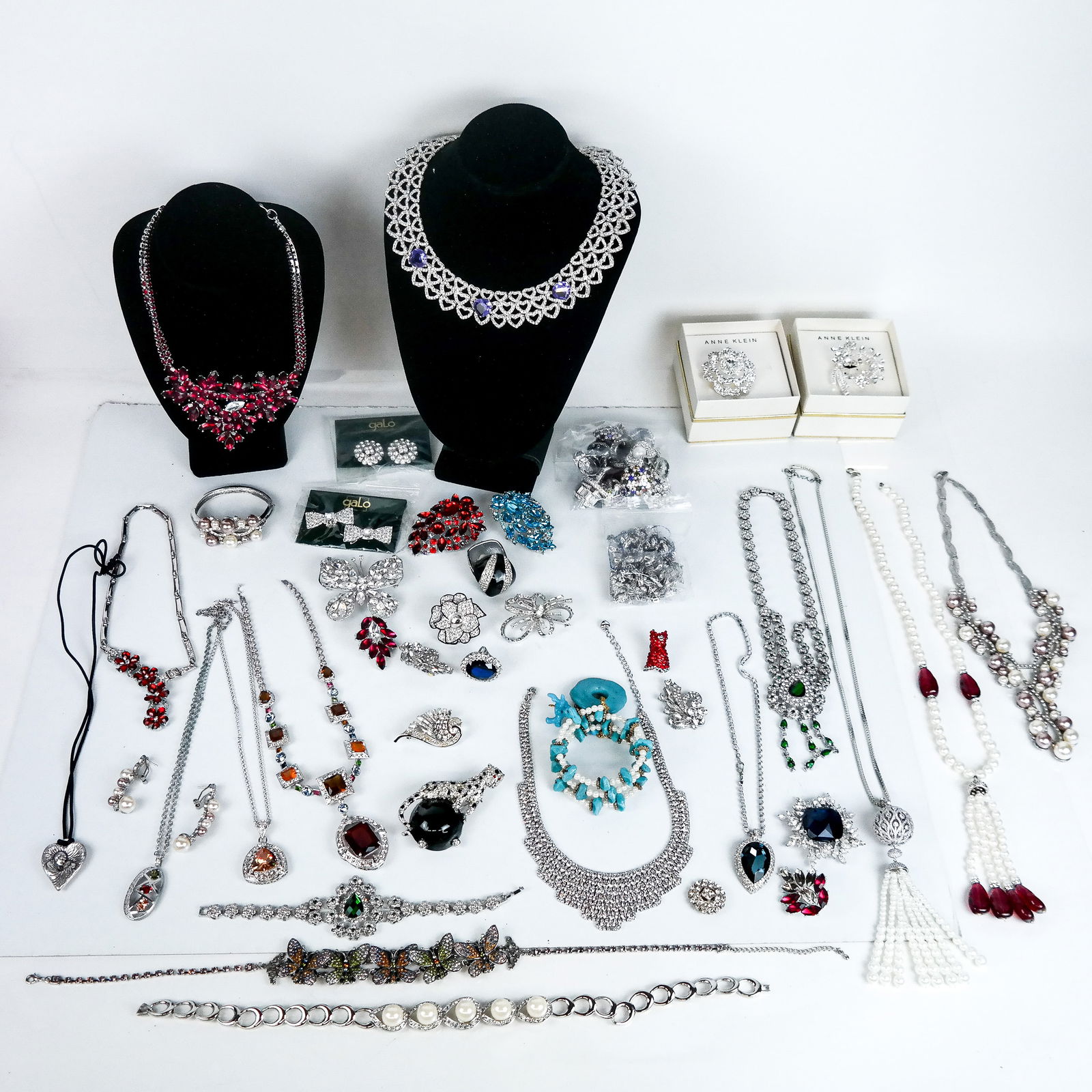 Group of Silver-Tone Costume Jewelry (70+) (1 of 17)