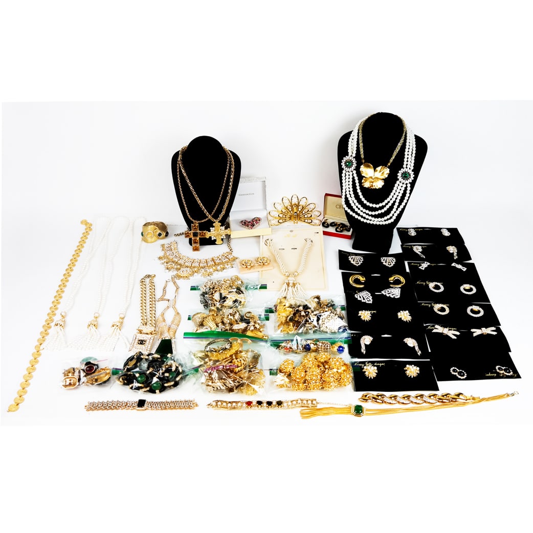 Group of Gold-Tone Costume Jewelry (140+) (1 of 20)