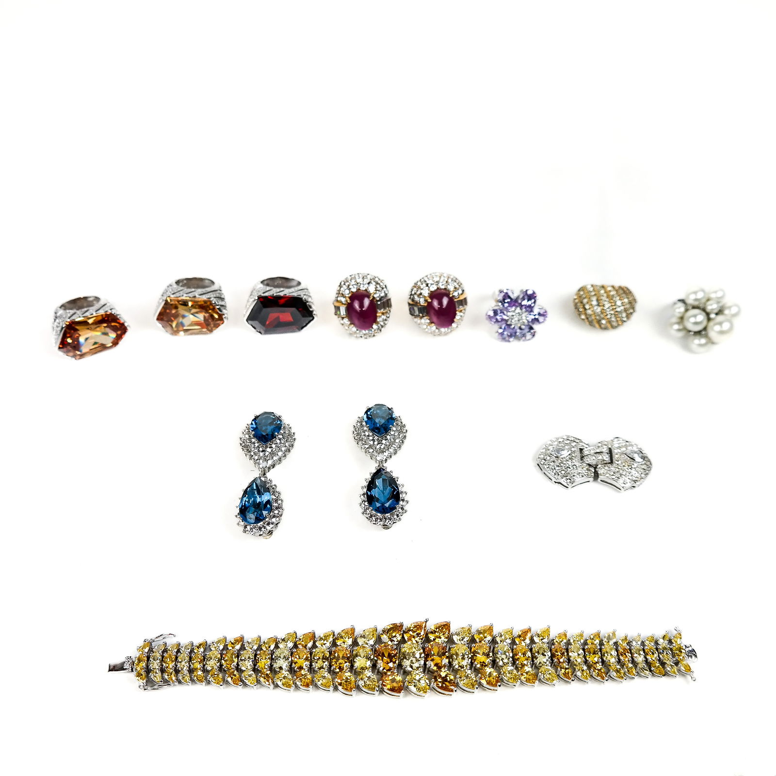 Group of Silver and Silver Gilt Jewelry (1 of 20)