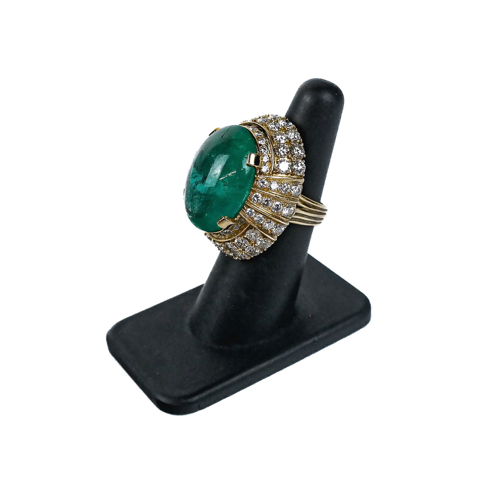 Emerald, Diamond, and Gold Ring (1 of 9)