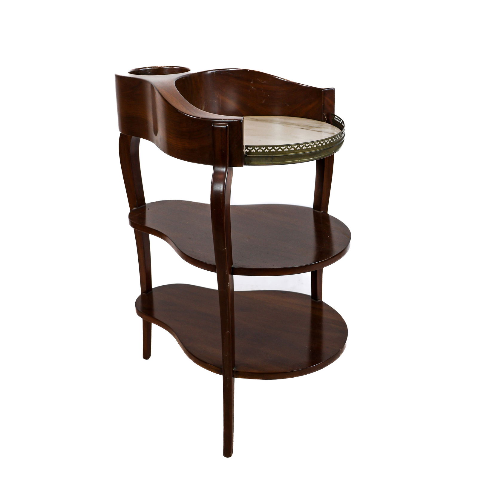 Mahogany Three-Tier Rafraichissoir Table (1 of 10)