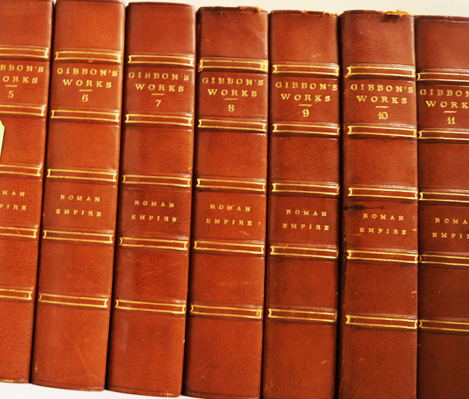 15 Volumes: "Gibbon's Works" (1 of 2)