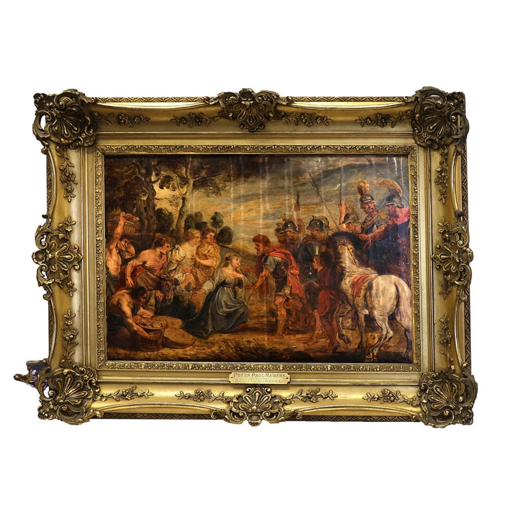 After Peter Paul RUBENS Gilt Framed Oil on Panel (1 of 9)