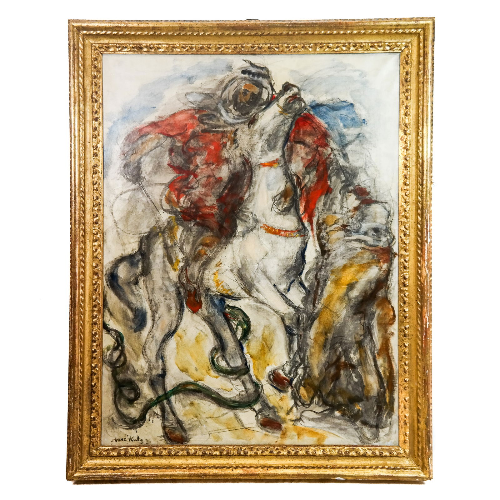 Emmanuel MANE-KATZ: Rider on Horseback - O/C (1 of 17)
