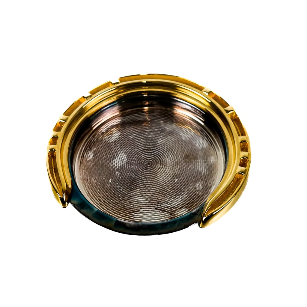 Sterling Silver & Stainless Steel Hermes Ashtray (1 of 7)