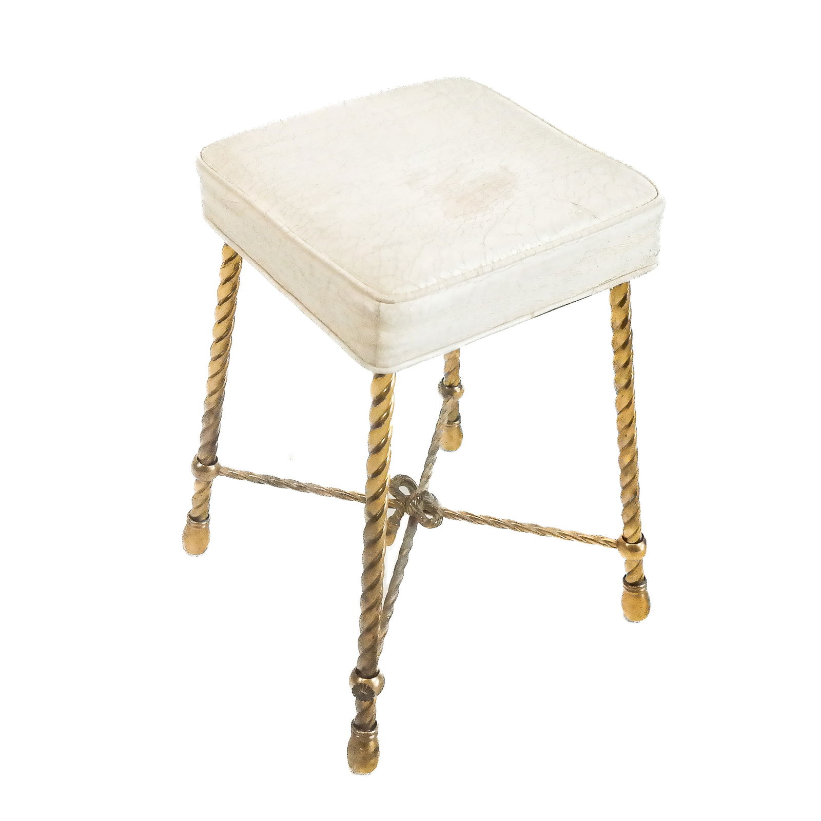 Small Bronze Dore Vanity Bench (1 of 8)