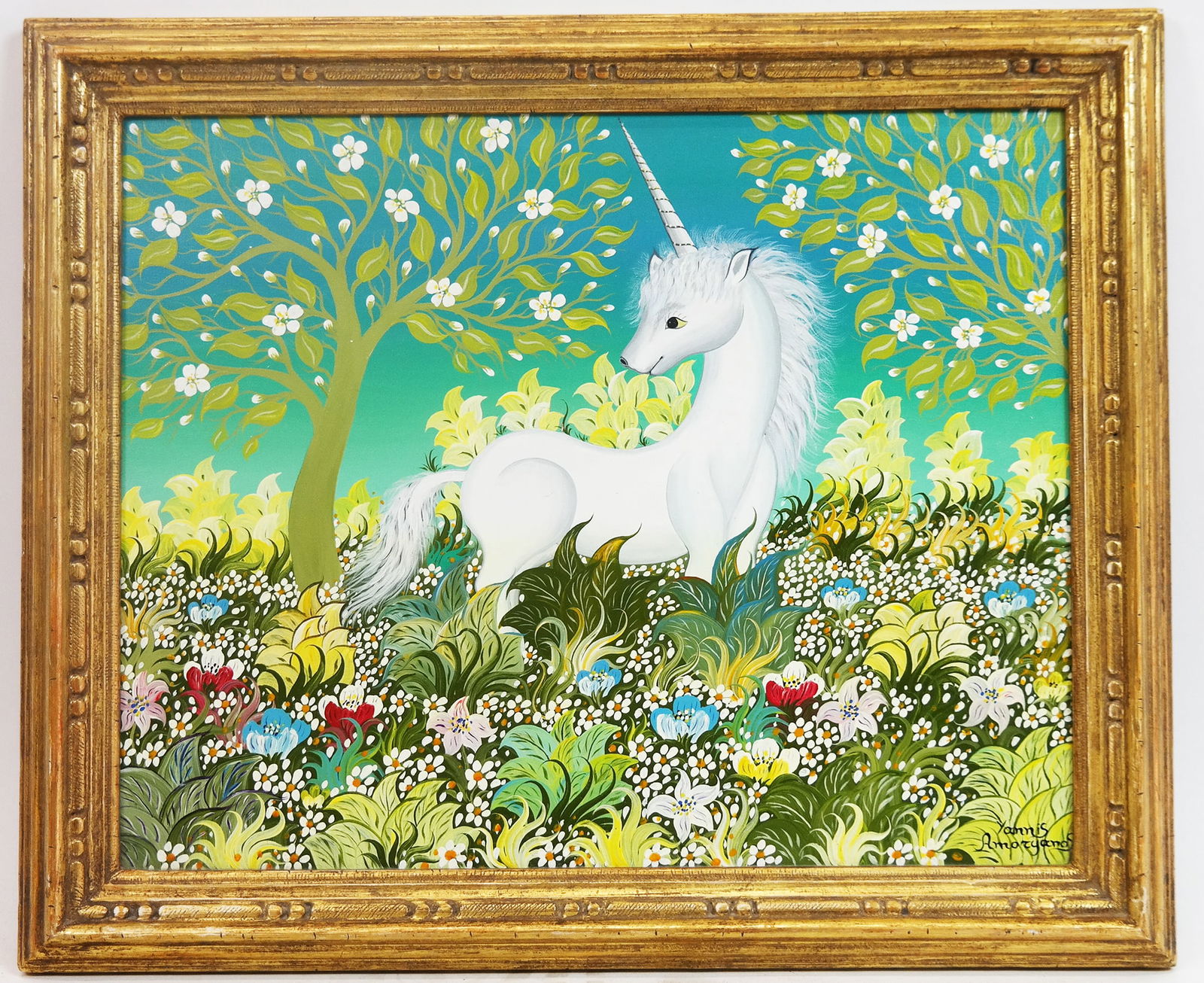 Yannis AMORYANOS: Unicorn in Field - O/C (1 of 8)