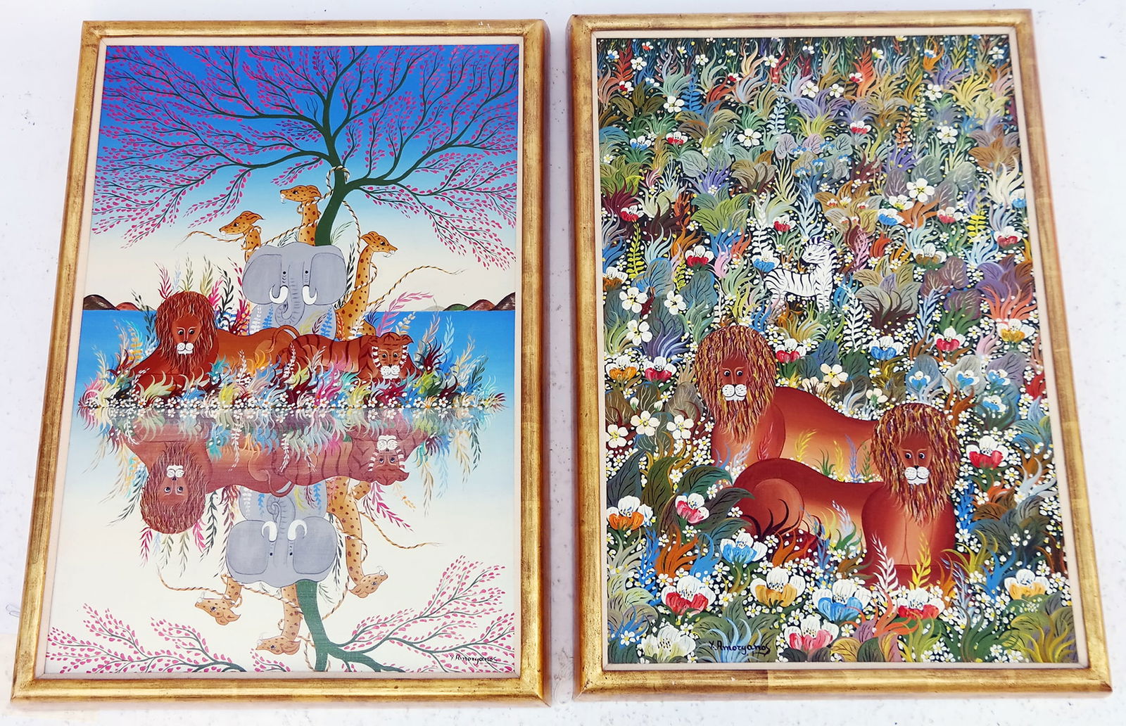 Yannis AMORYANOS: Two Framed Oil on Canvas (1 of 13)