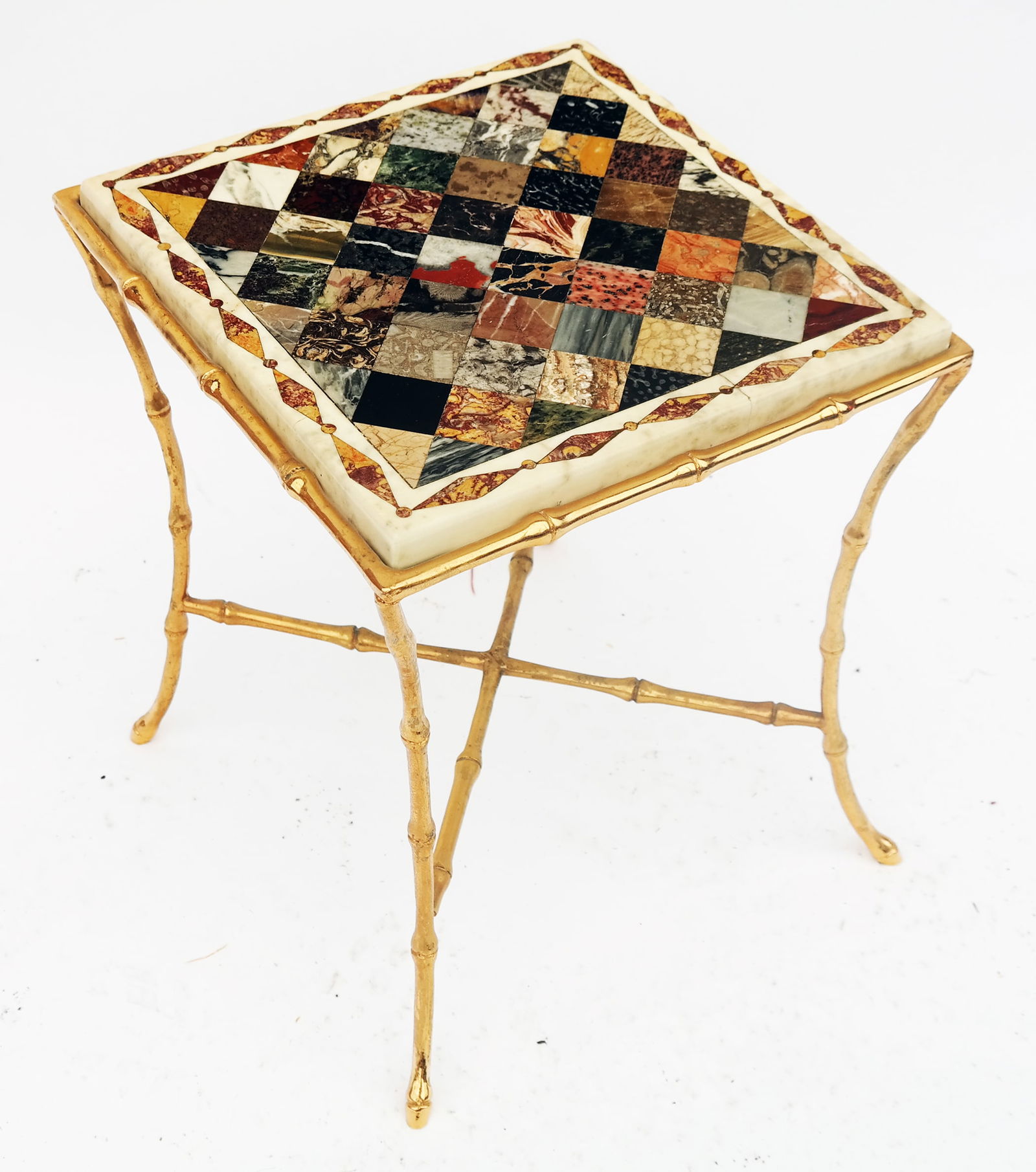 Italian Neoclassical Style Marble Specimen Table (1 of 7)