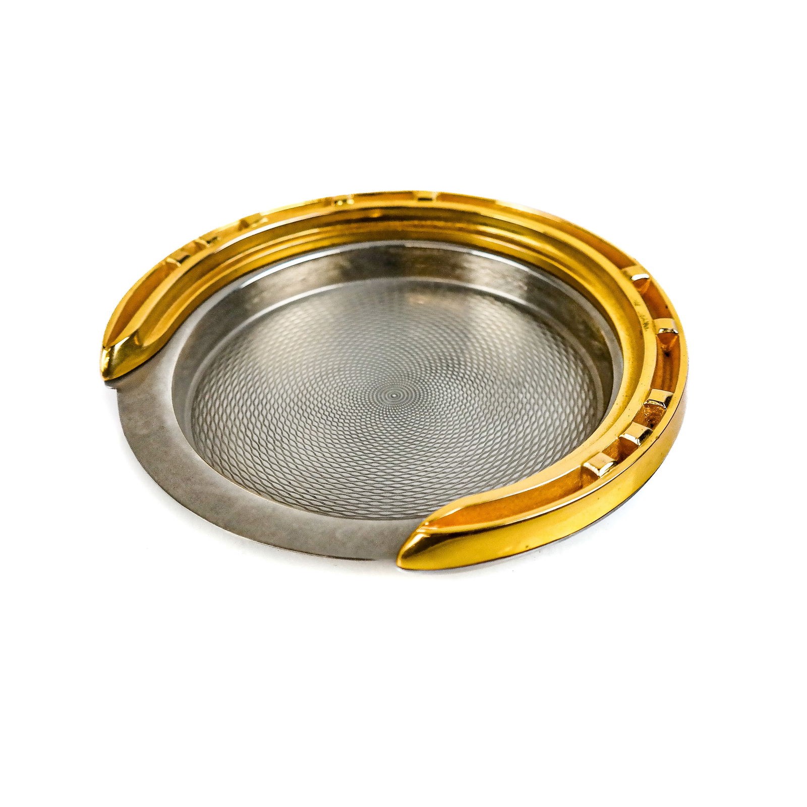 Hermes Paris Gilt Bronze & Hammered Dish (1 of 8)