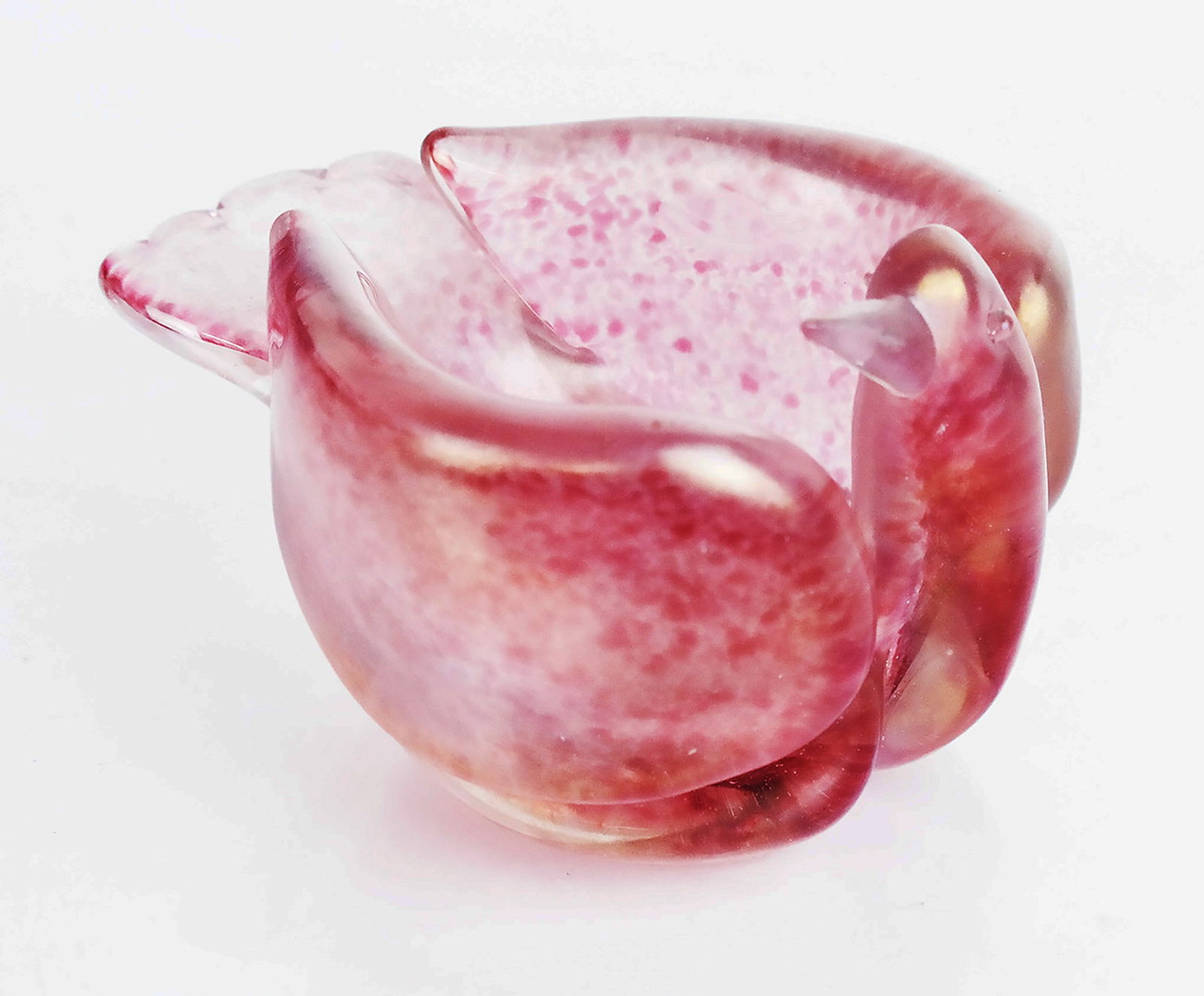 Murano-Style Modeled Glass Dove Candy Dish (1 of 6)