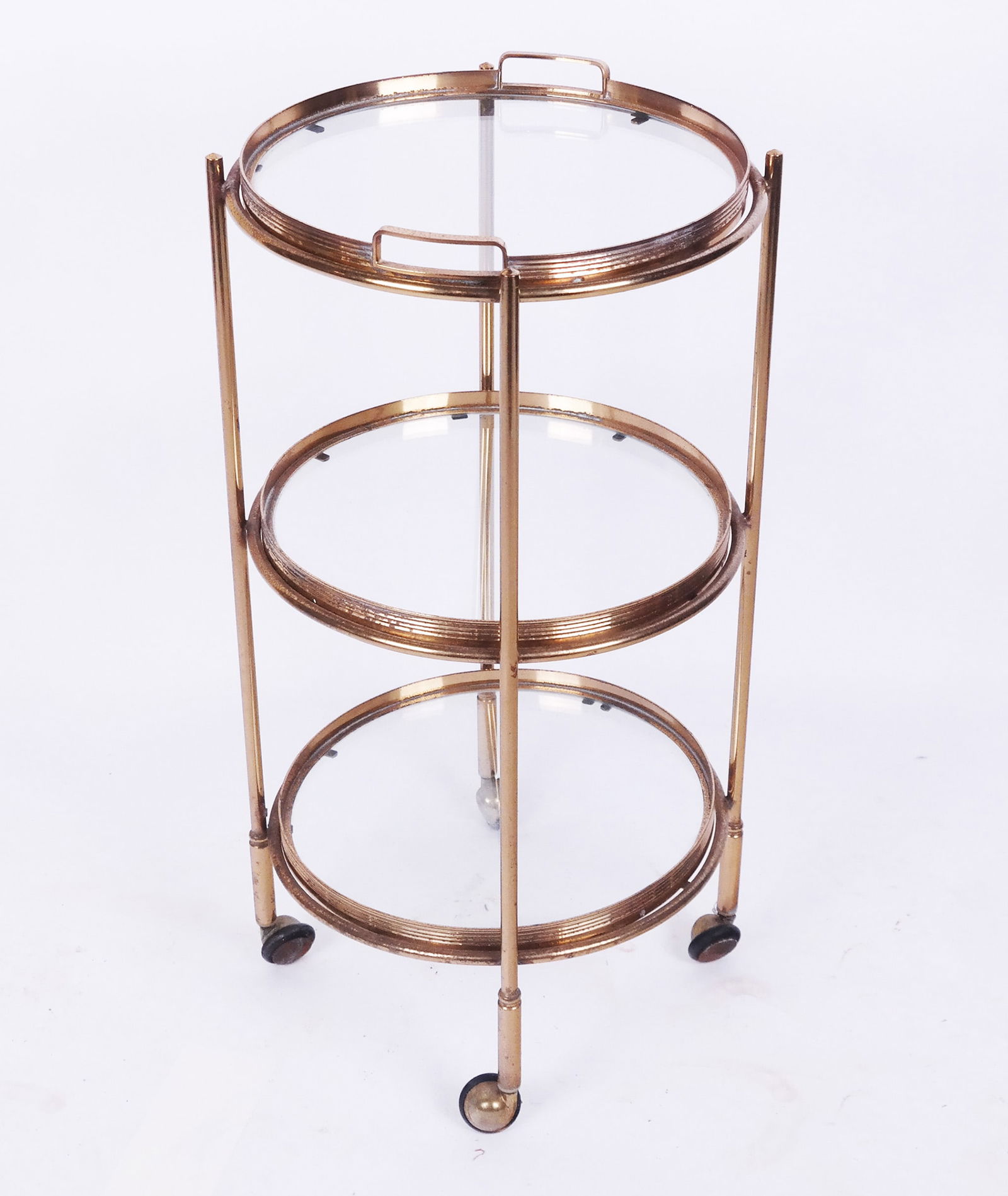 Three-Tier Circular Serving Trolley (1 of 7)