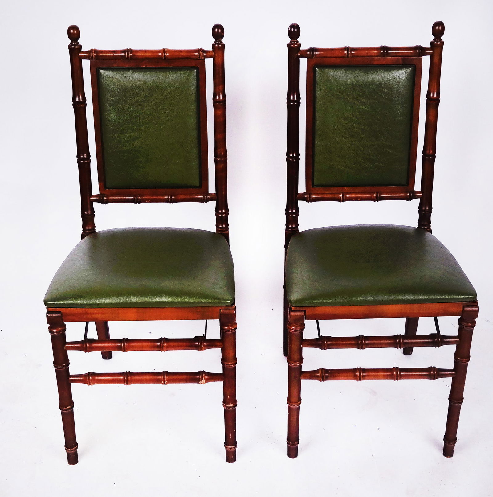 Pair of Hollywood Regency-Style Folding Chairs (1 of 6)