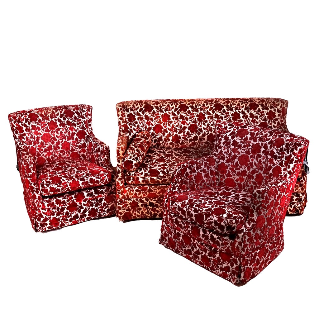 Three-Piece Floral Salon Suite (1 of 8)