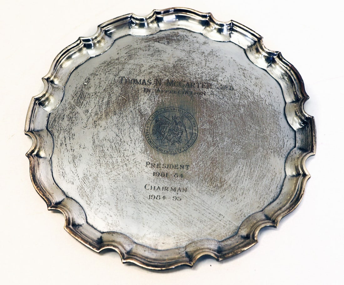 Tiffany & Co. Makers Sterling Silver Salver (1 of 4)