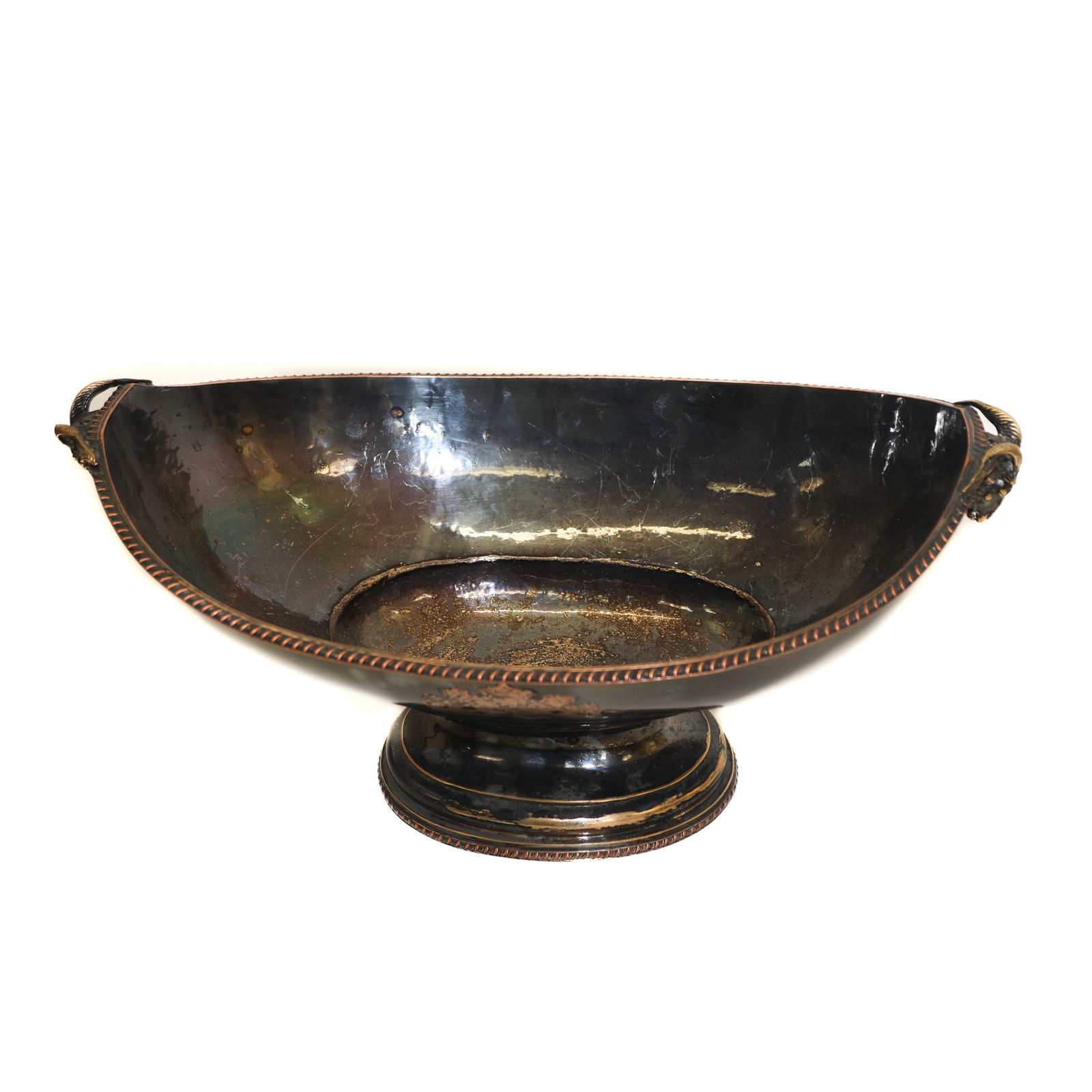 Large Silver Plate Centerpiece Bowl (1 of 12)