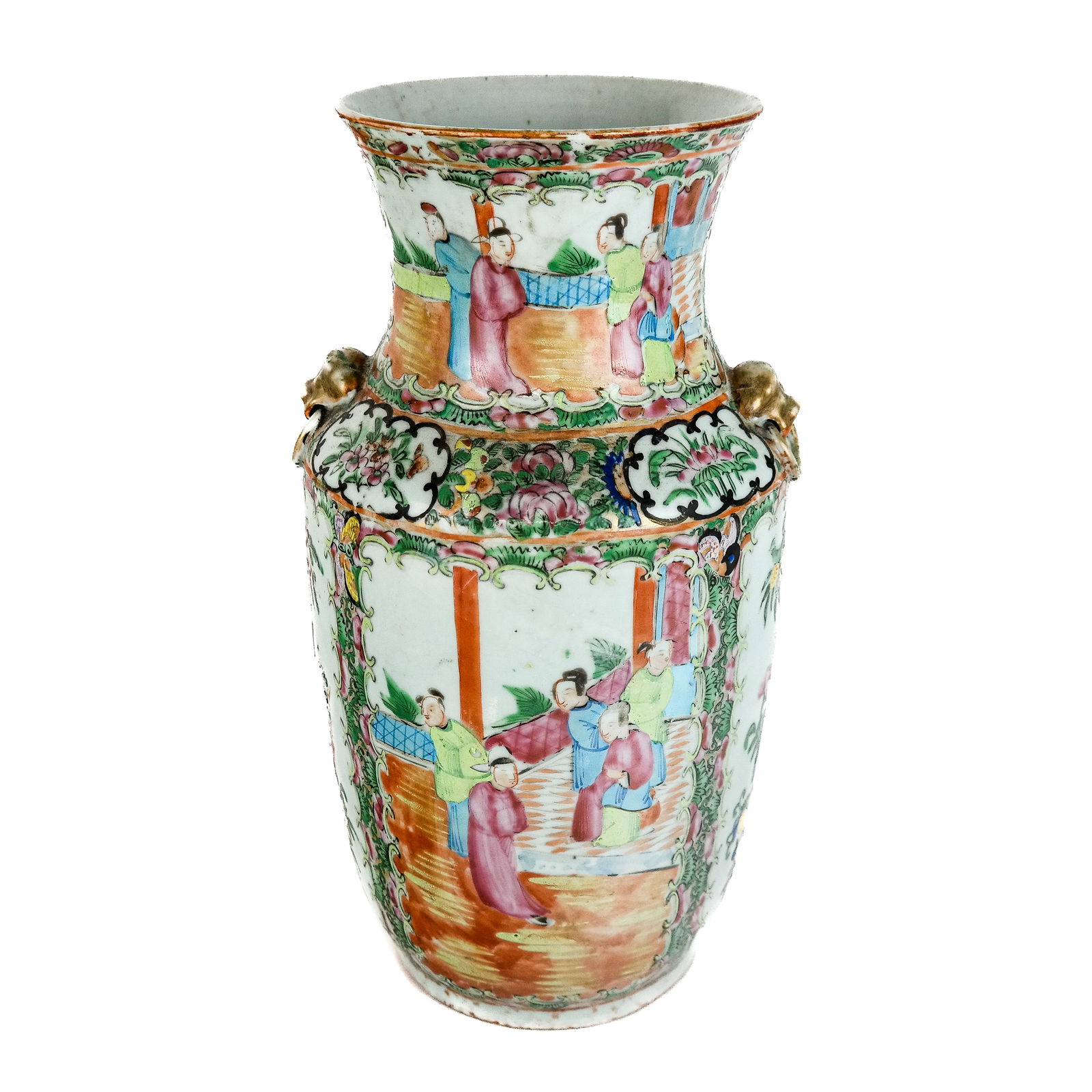 Chinese Rose Medallion Vase (1 of 7)