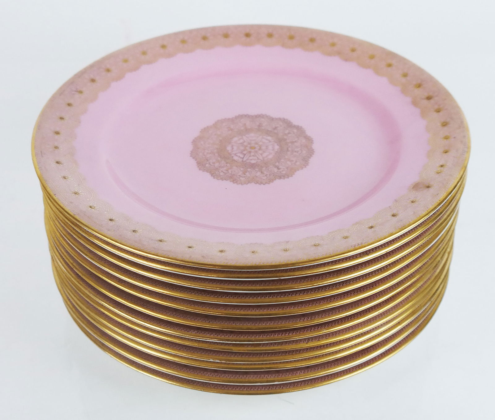Set of 12 Royal Worcester Lunch Plates (1 of 11)