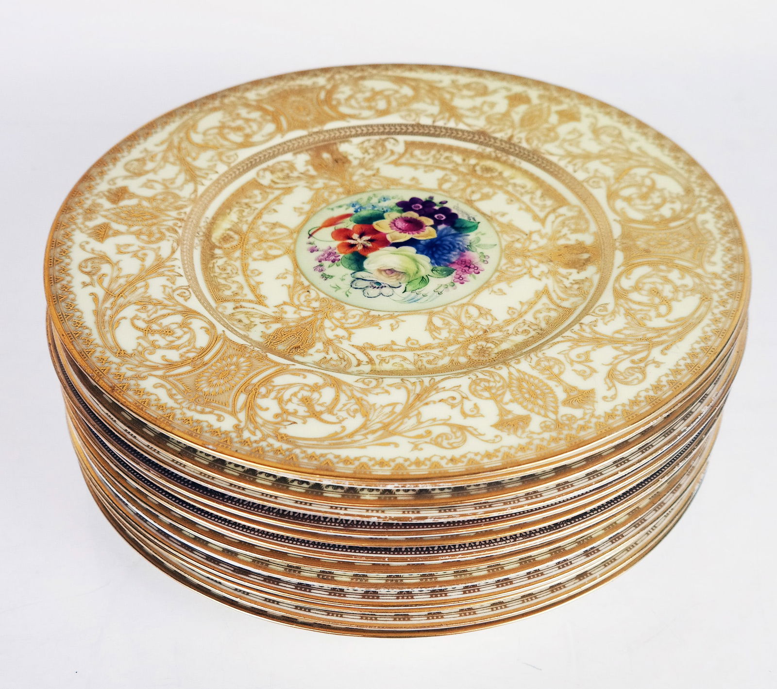 Set of 13 Royal Worcester Place Plates (1 of 7)