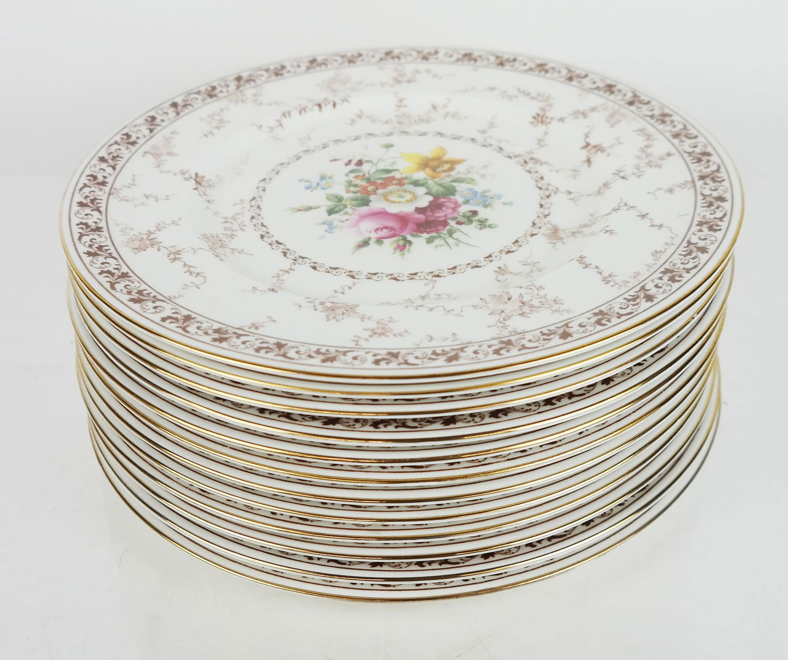 Set of 12 Royal Cauldon Place Plates (1 of 8)
