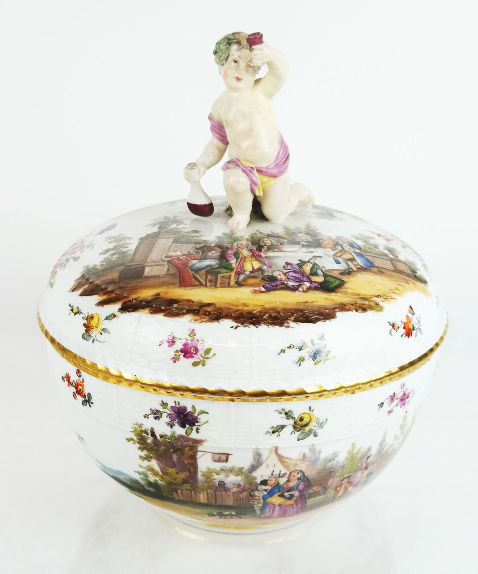 German Porcelain Covered Serving Bowl (1 of 10)