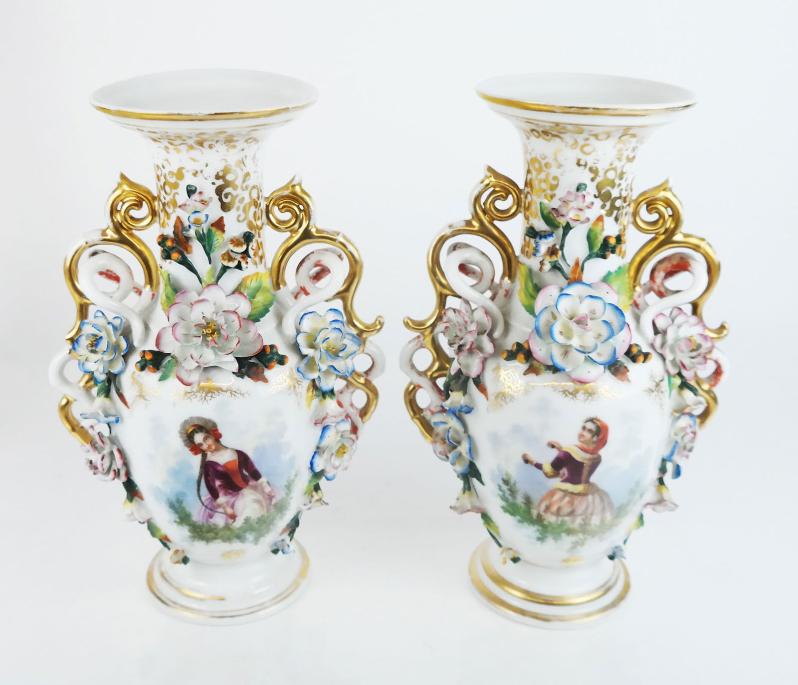 Pair of Paris Porcelain Vases (1 of 11)