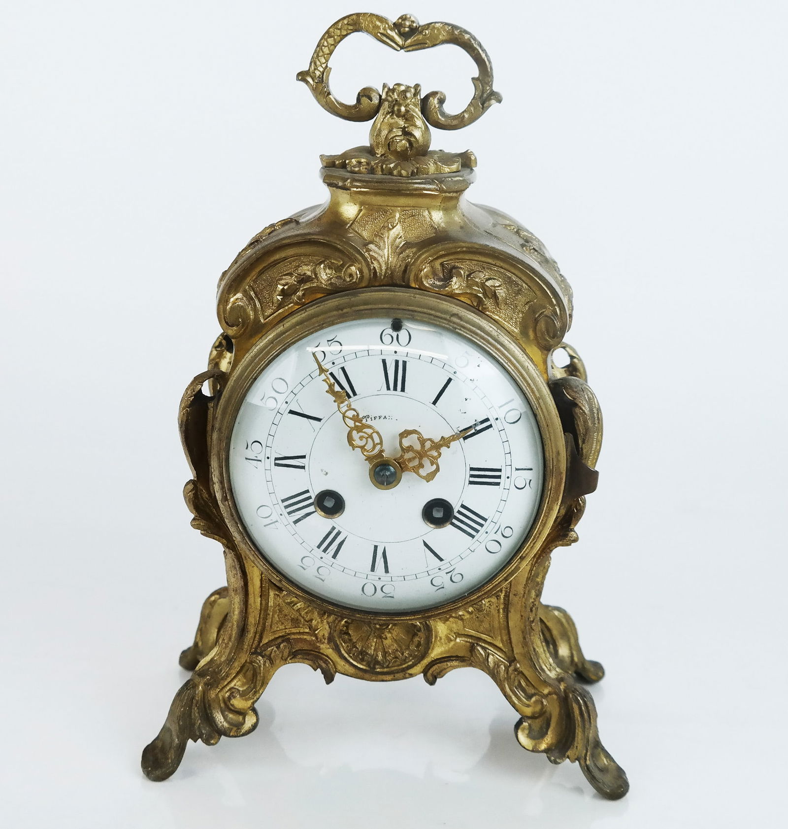 Tiffany Bronze Mantel Clock (1 of 10)