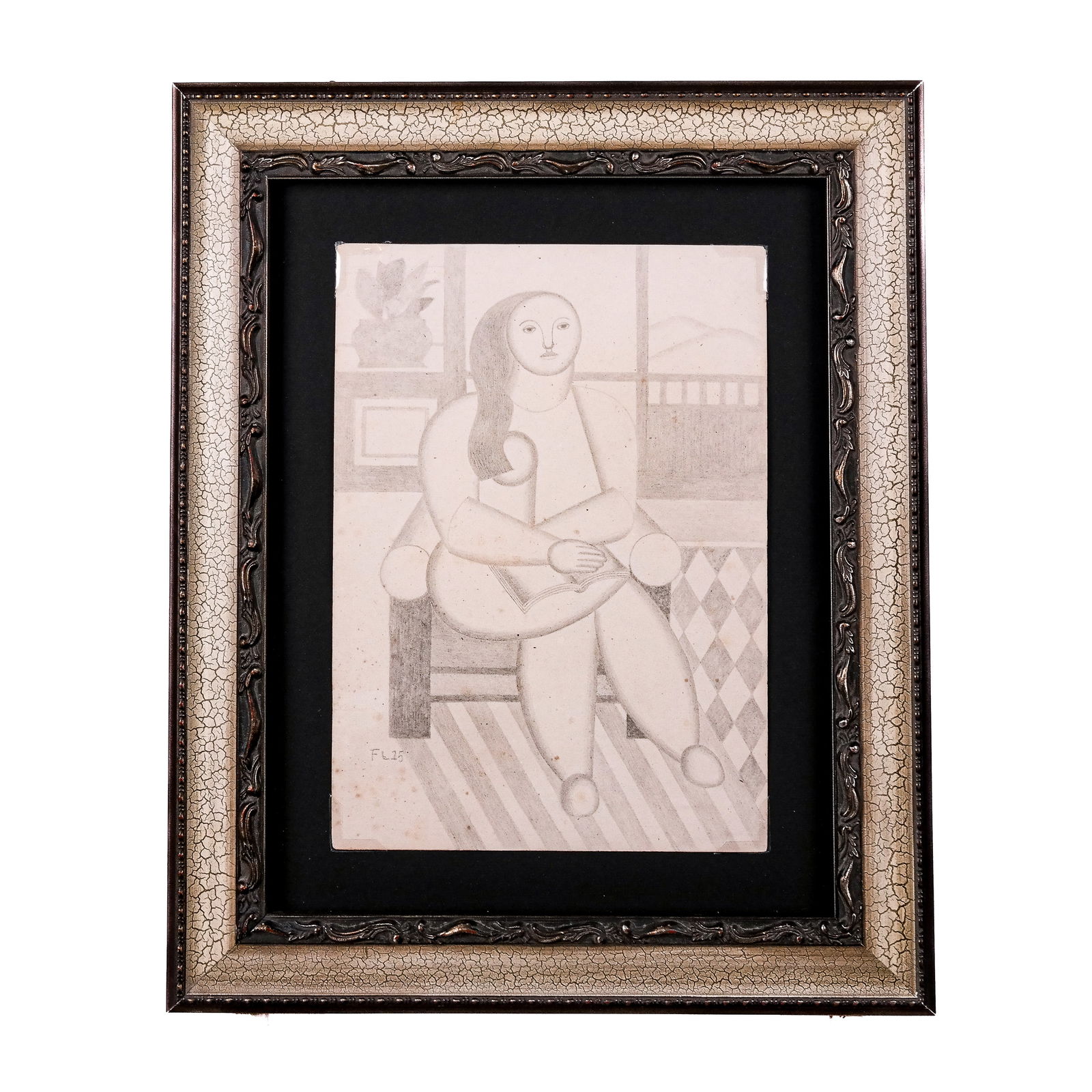 After Fernand LEGER: Portrait - Pencil Drawing (1 of 8)