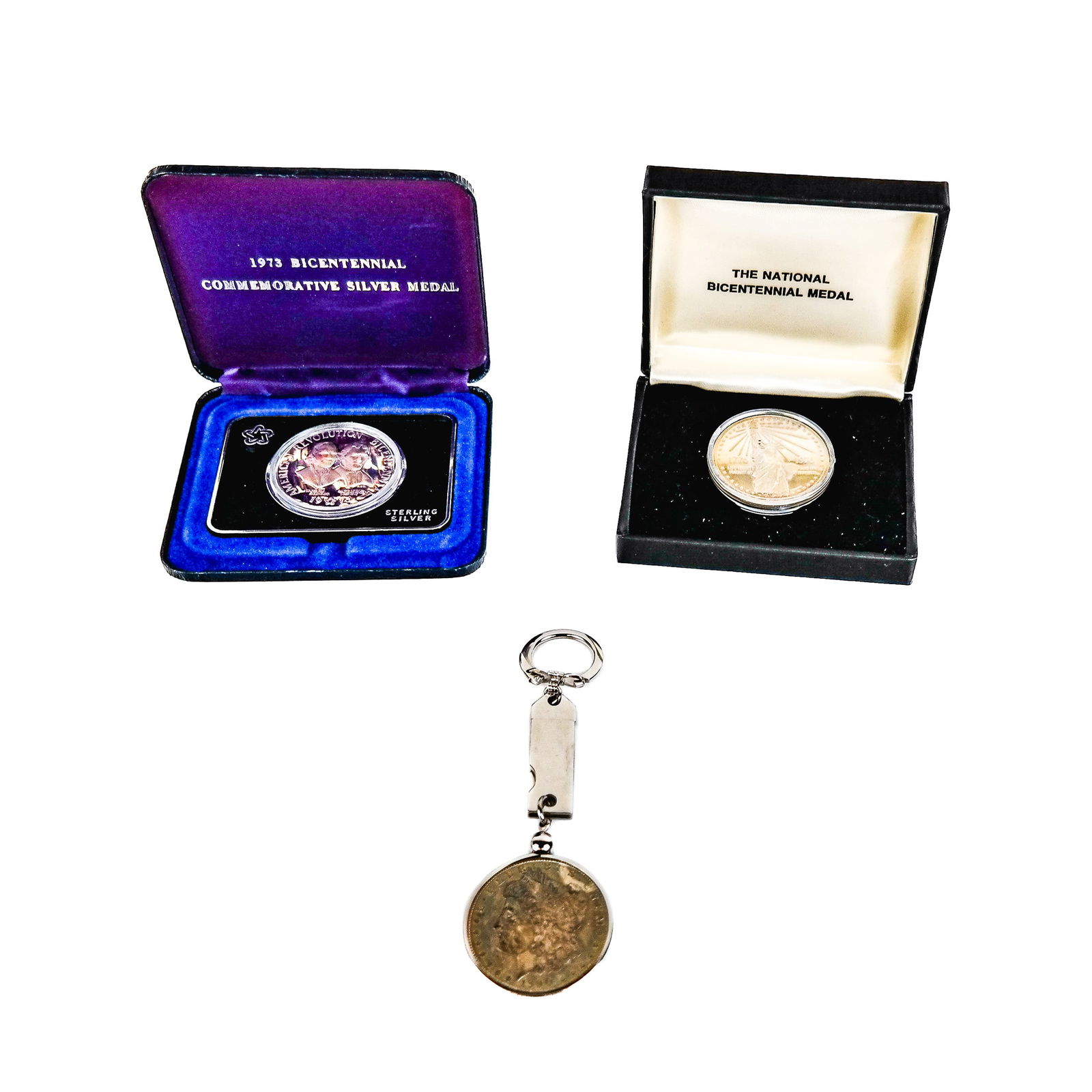 Two Coin Medals and Keychain (3) (1 of 11)