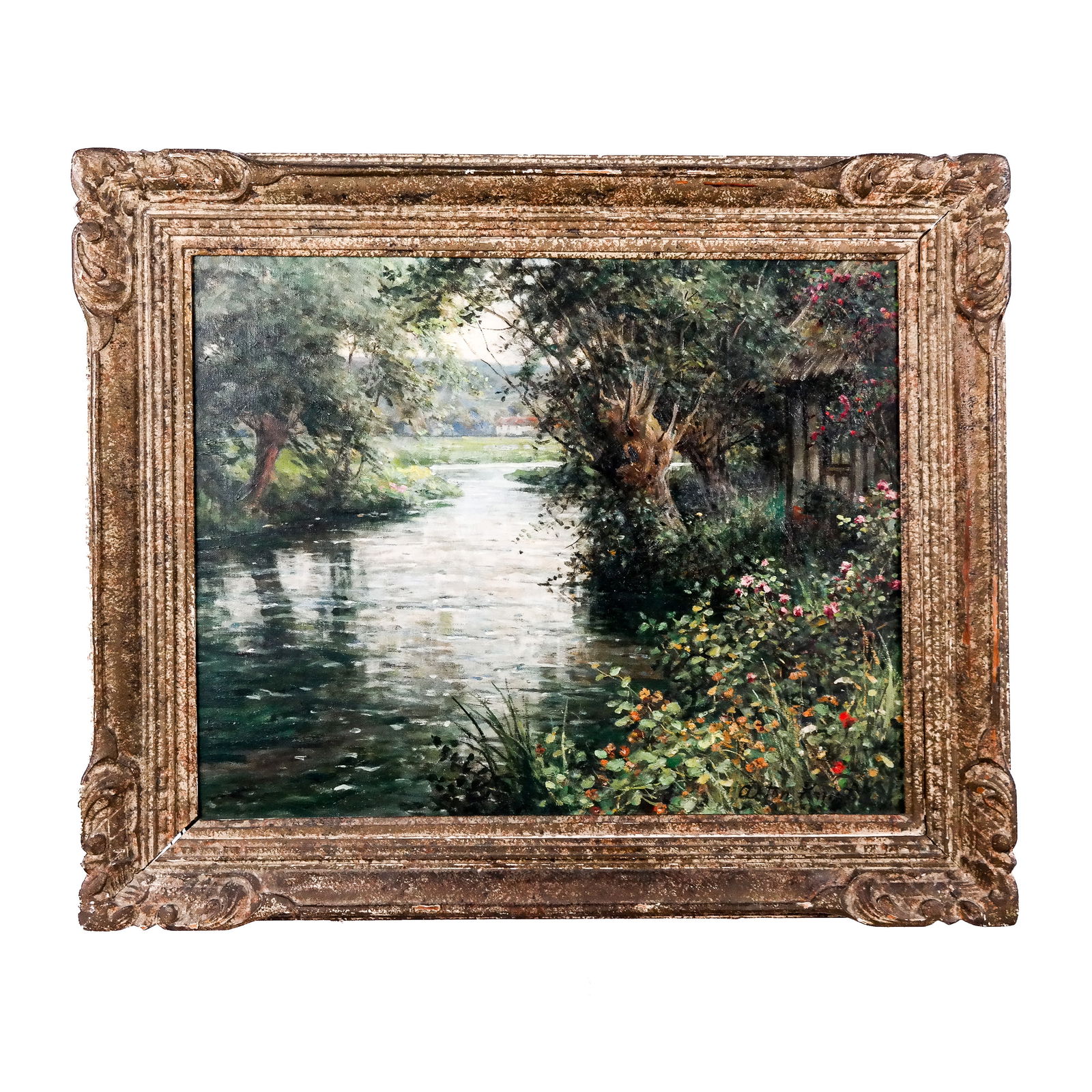 Louis Aston KNIGHT: Cottage Scene - Painting (1 of 11)