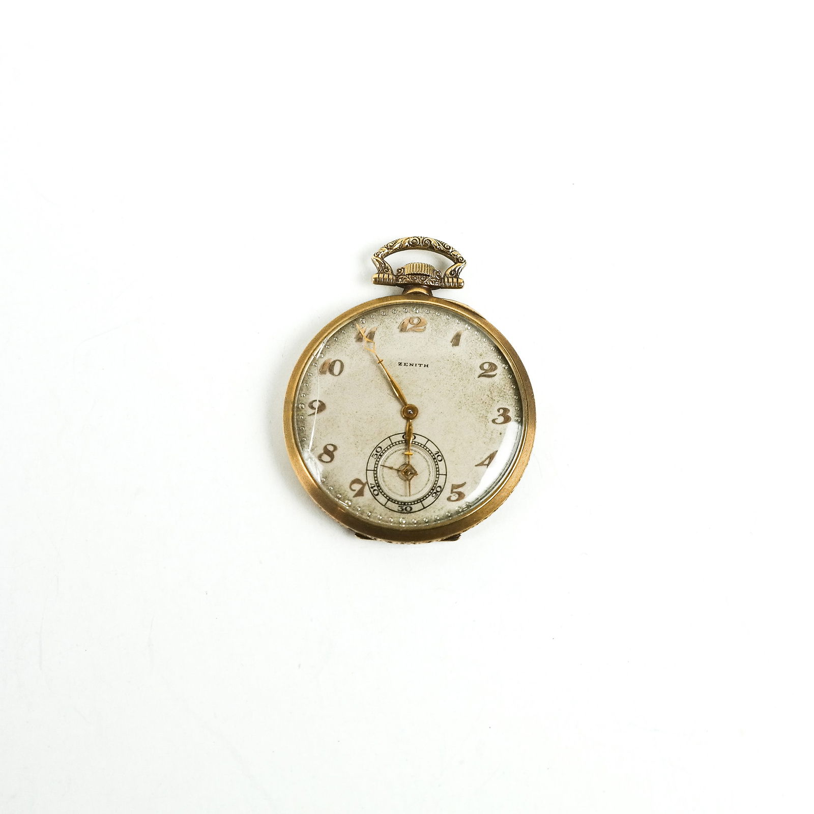 14K Yellow Gold Zenith Pocket Watch (1 of 8)
