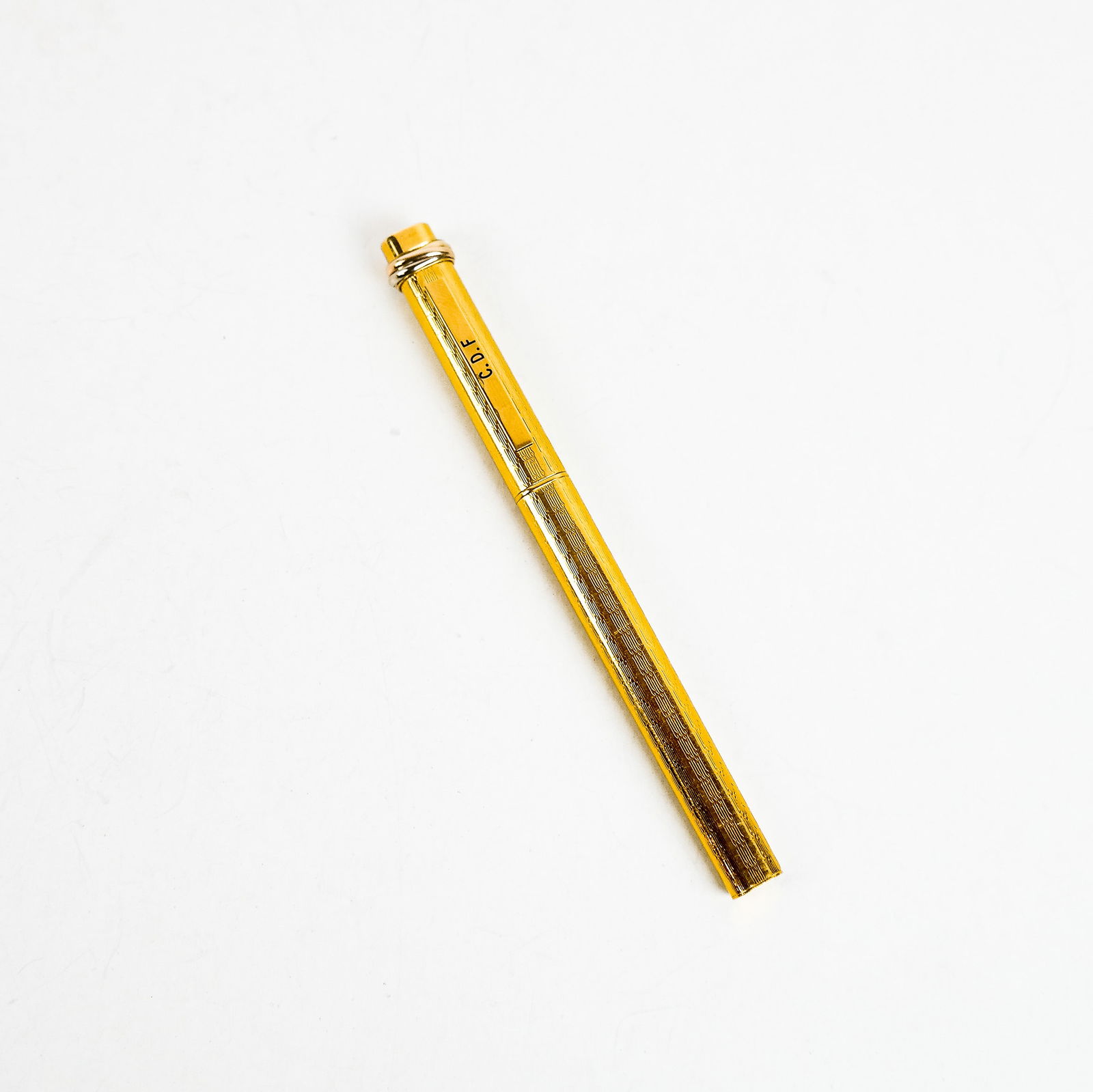 Cartier Paris Gold-Tone Ballpoint Pen (1 of 9)