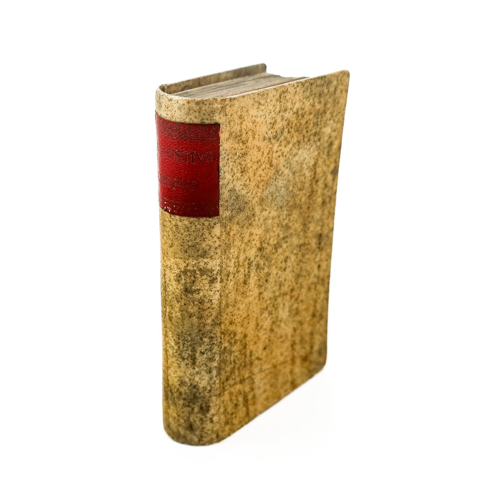 Antique Vellum Binding: War, Crispus, Elzevir 1641 (1 of 8)