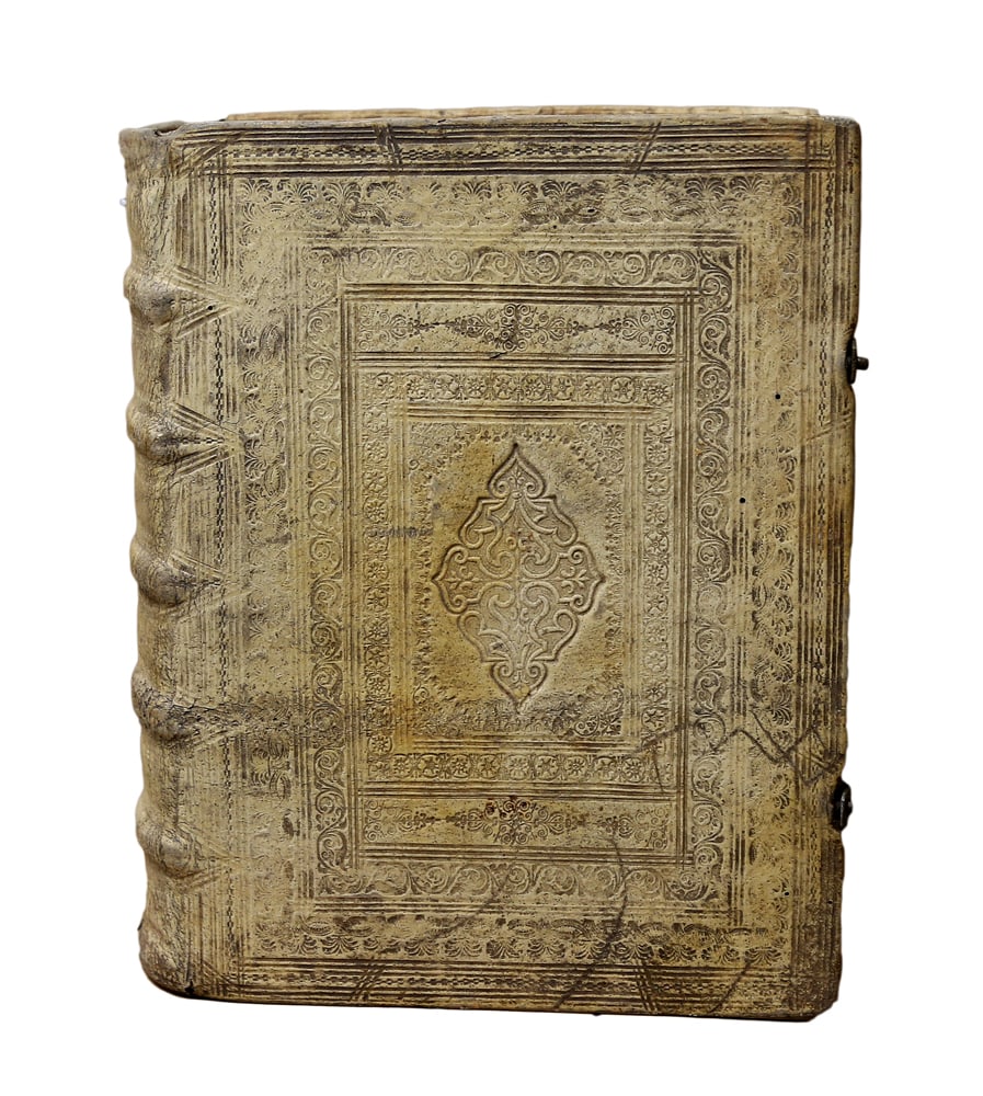Antique Vellum Binding: Sacred Bibles, 1714 (1 of 7)