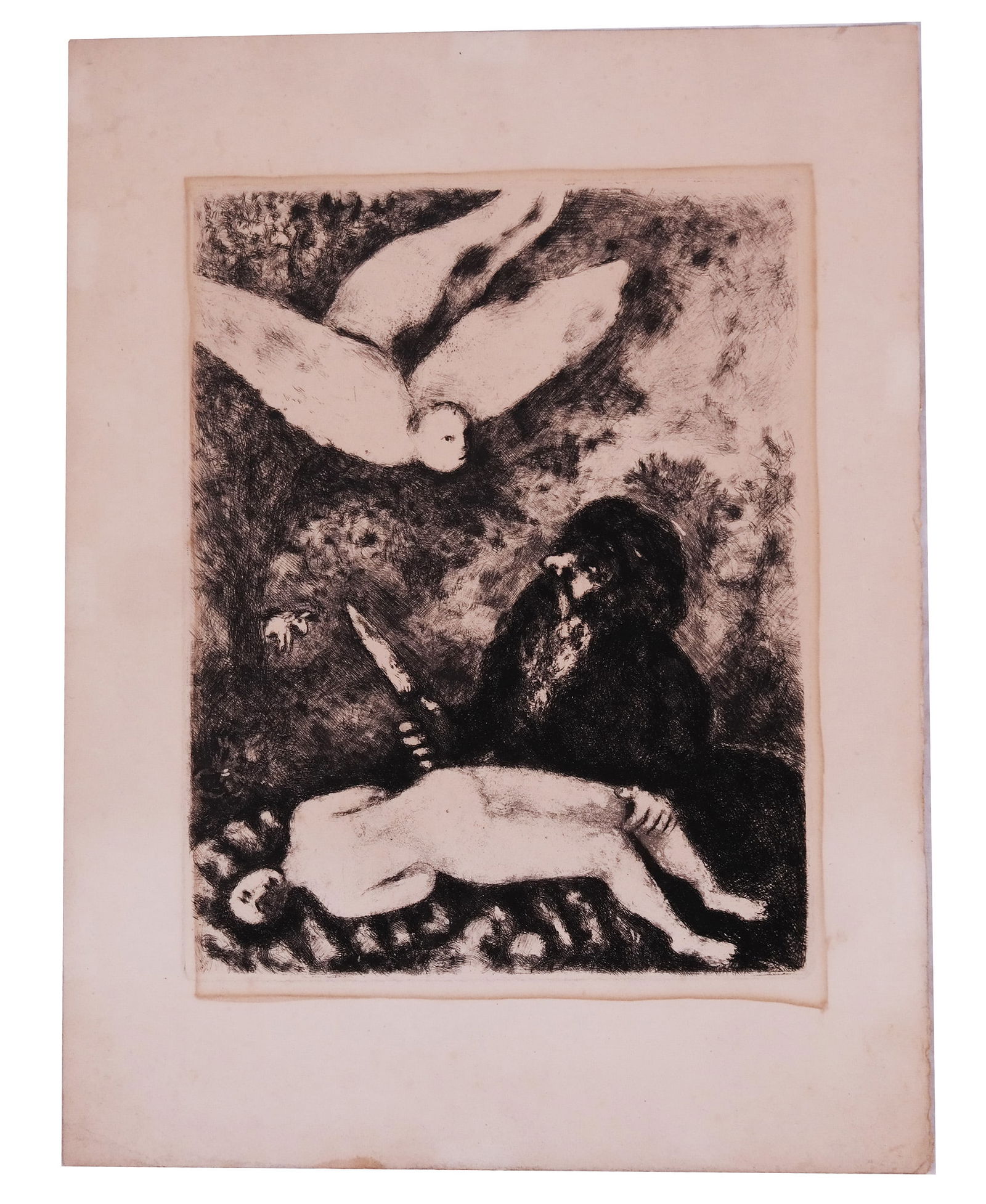 Marc CHAGALL: Sacrifice of Isaac - Etching (1 of 9)