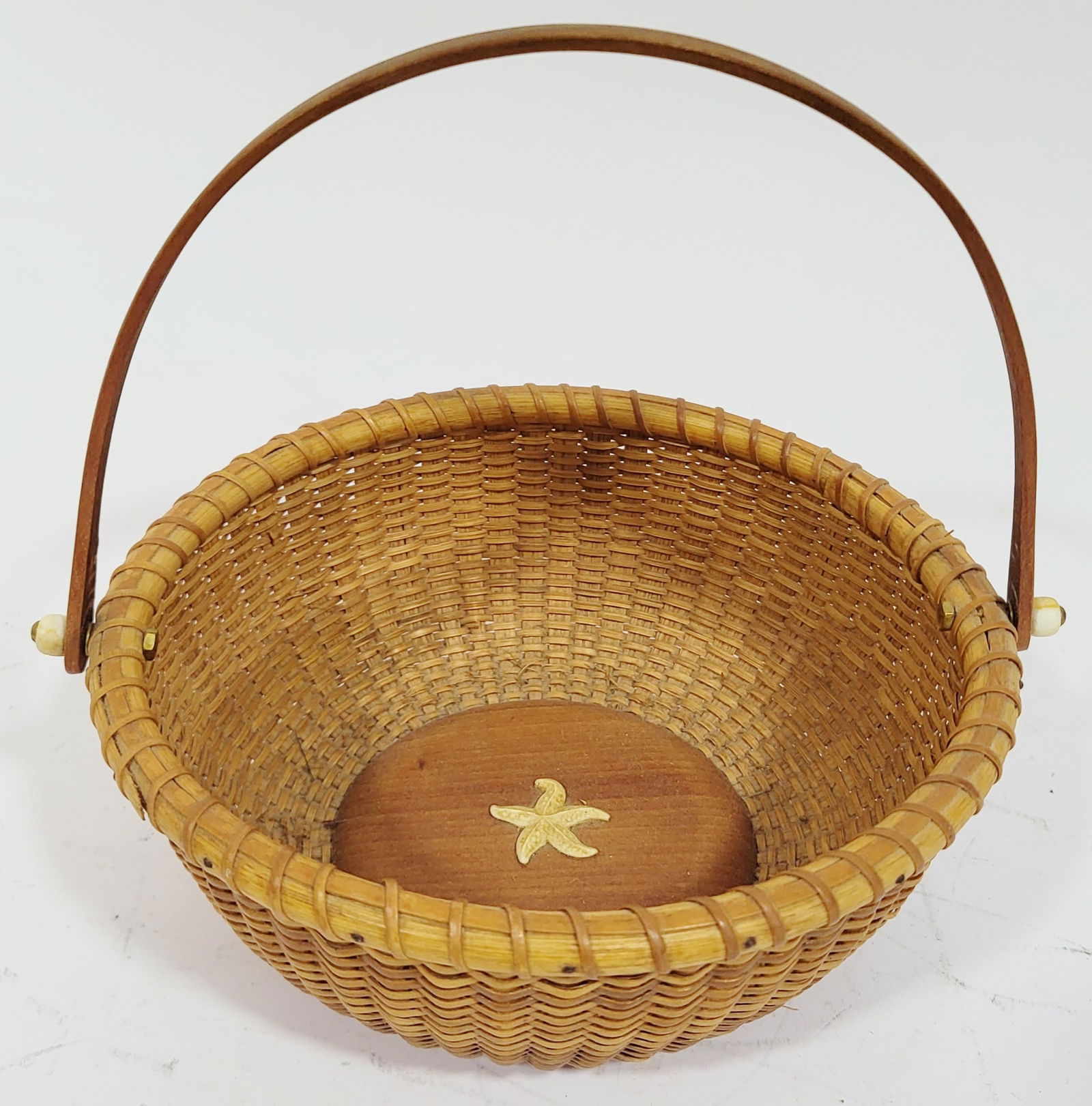 Fine Vintage Nantucket Woven Starfish Basket (1 of 10)